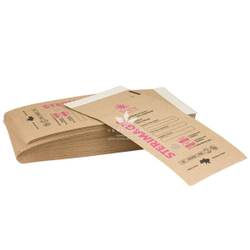 Пакети для стерилізації ППСП-К Sterimagic із бурого крафтового паперу з індикатором 4 класу 100×200 мм, 100 шт