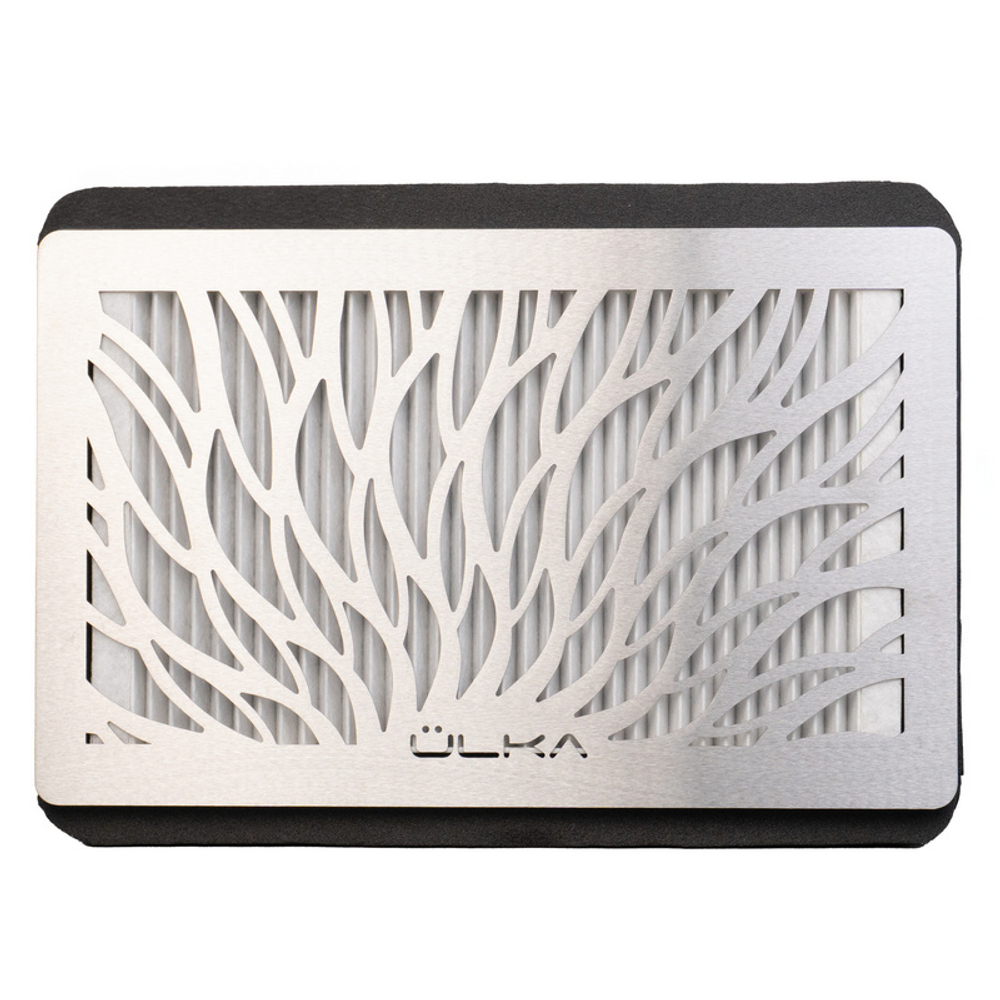 Вытяжка для маникюра врезная Ulka Tornado, цвет белый (сетка металлик)