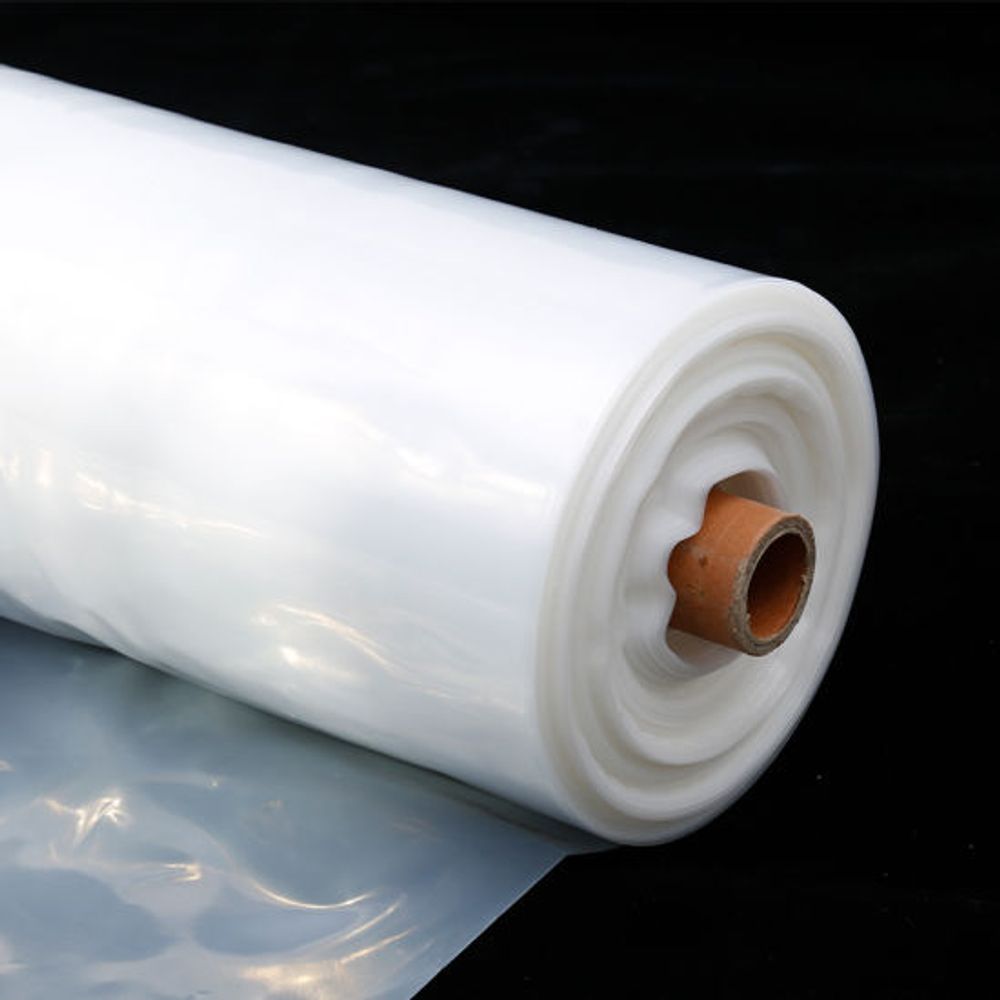 Пленка белая, 80мкм, 6м/50м. Прозрачная (парниковая, полиэтиленовая)
