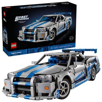 Конструктор LEGO Technic Подвійний форсаж Автомобіль Nissan Skyline GT-R (R34) (42210)