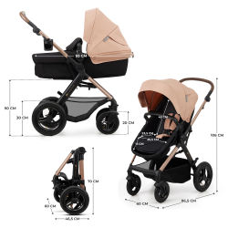 Универсальная коляска 3 в 1 Kinderkraft Moov 2 Air