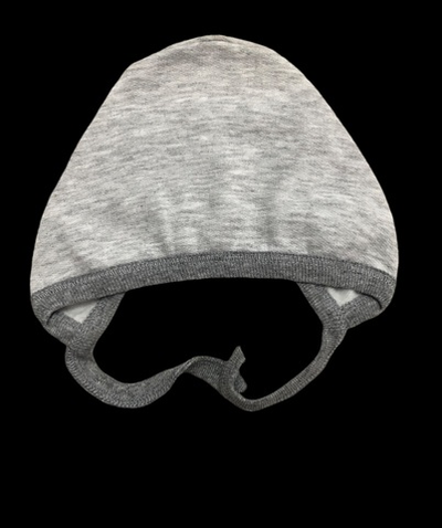 Шапочка із завязками, футер ТМ "Happy ToT" (3-4 міс, 40 см)