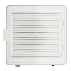 Настільна манікюрна витяжка з фільтром Hepa Teri Turbo M, колір чорний (сітка золота)