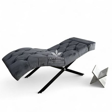 Анатомічна кушетка Mark 555-05 з гудзиками та підголівником для лашмейкерів та бровістів