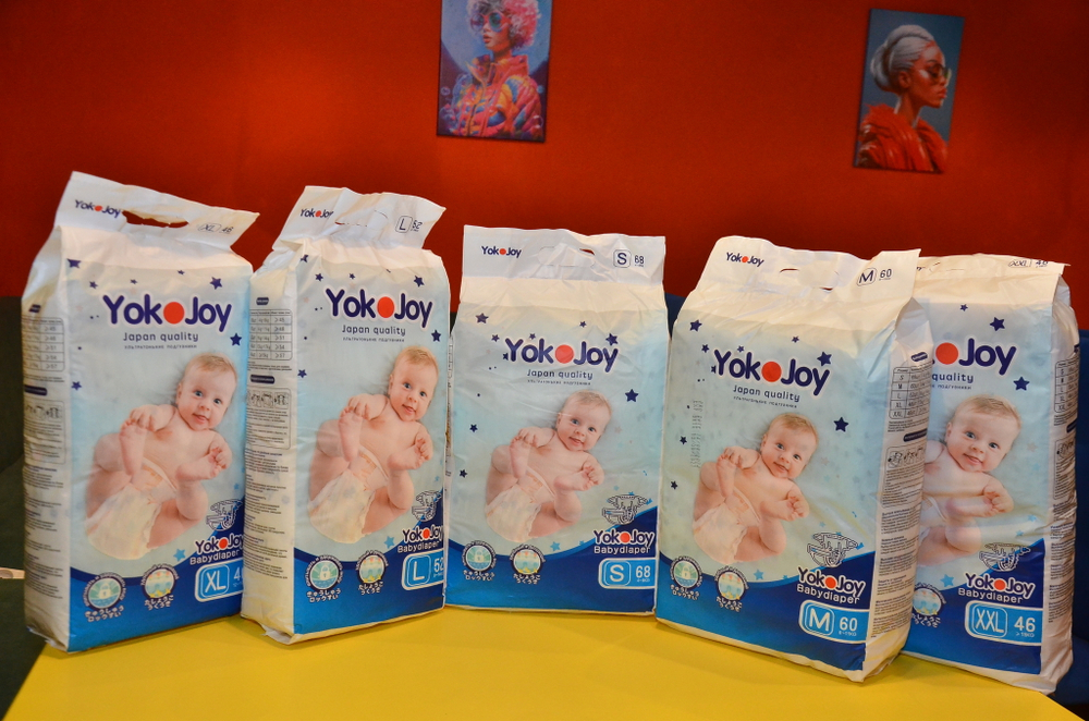 Подгузники YokoJoy XL 46шт 12-17кг