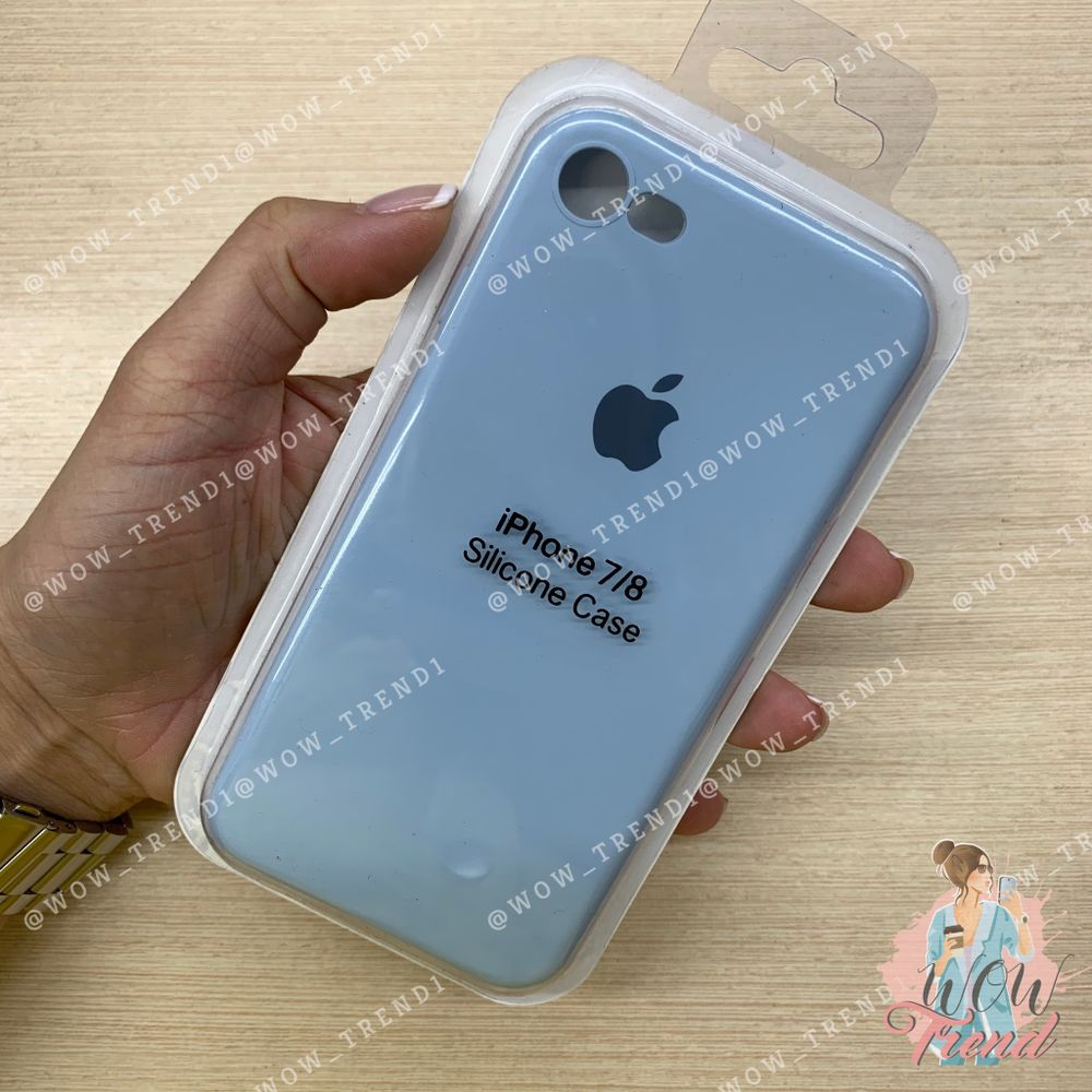 Чехол iPhone 7/8 Silicone Slim Case /sky blue/