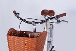 Велосипед городской 26 дюймов Dorozhnik Lux Velosteel 2025 с корзиной и багажником, рама 17"
