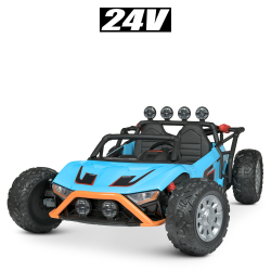 Детский двухместный электромобиль джип багги Bambi JS3168EBLR(24V)