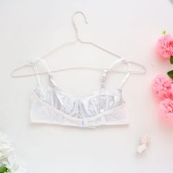 Бюстгальтер розовый тонкий, корсетний