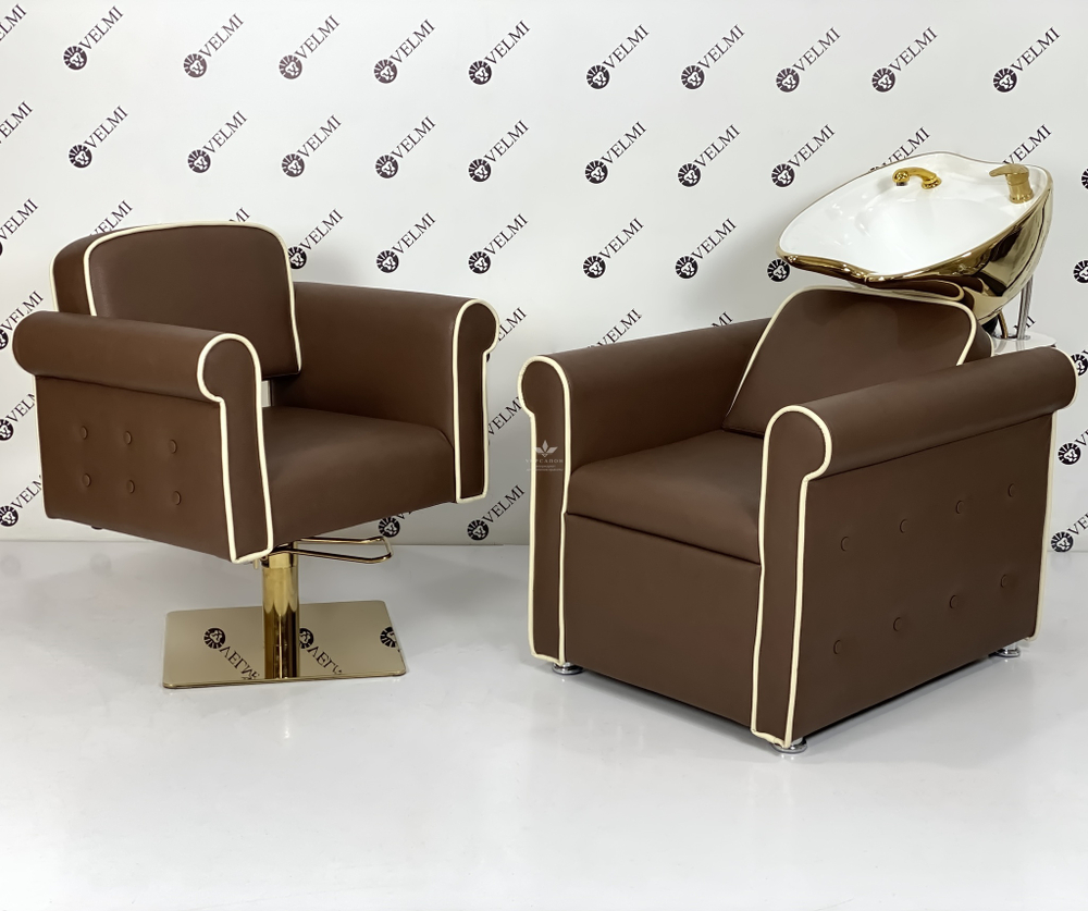 Парикмахерская мойка Perfetto Gold White