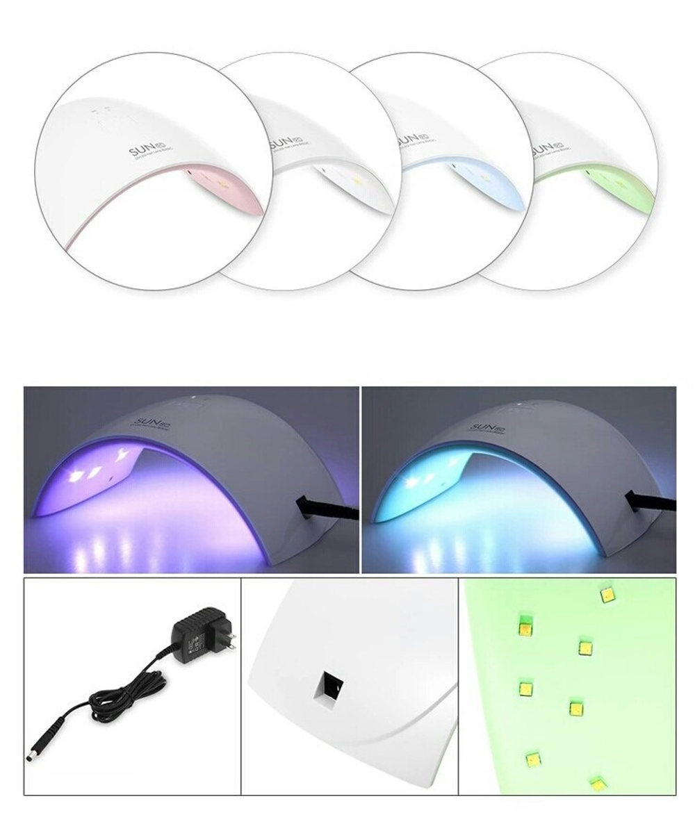 Лампа для манікюру LED + UV Sun 9s, 24Вт