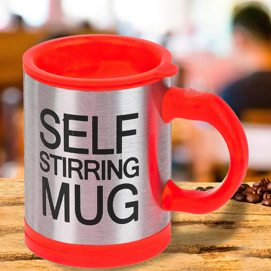 Кружка с авто перемешиванием Self Stirring Mug Красная