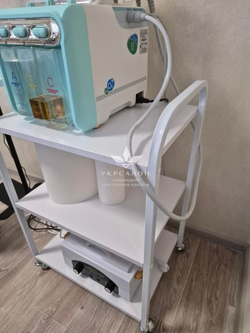 Косметологическая тележка R-24 white