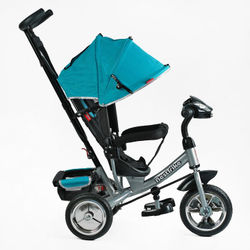 Дитячий триколісний велосипед Best Trike 6588 піна/фара, з батьківською ручкою