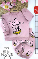Костюм 2в1: світшот, штани "Красуня", двунитка ТМ "Murat Baby"