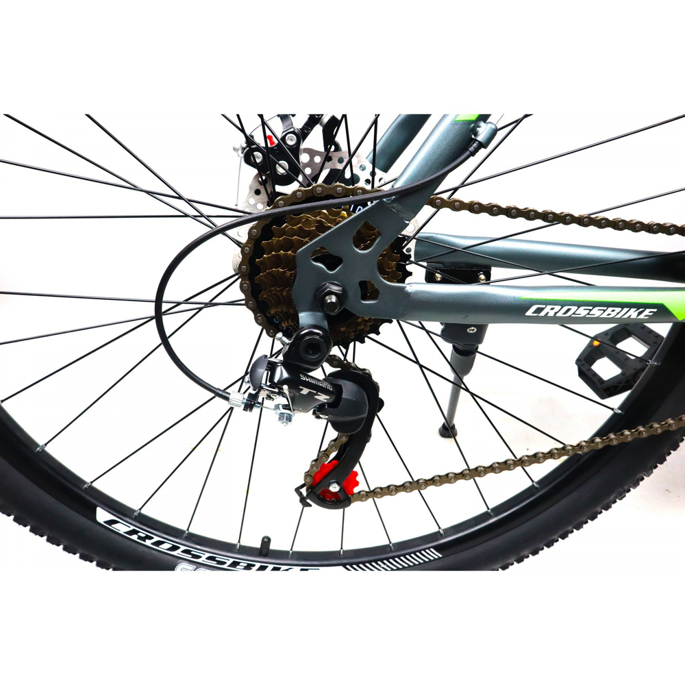 Велосипед гірський 27.5 дюймів CrossBike Racer 2022, рама 19"