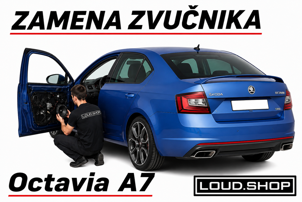 Komplet Zvučnika za Skoda Octavia A7
