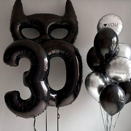 Шары на день рождения мужчине BE HAPPY