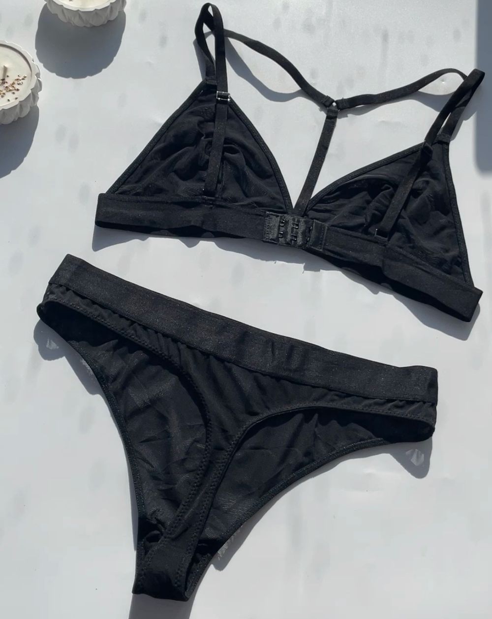 Прозорий комплект з портупеєю