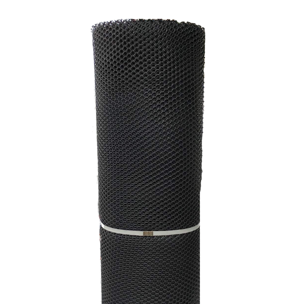 Заборы садовые пластиковый черный сота (ромб) 0,8м Х 30м (ячейка 6Х8 мм)