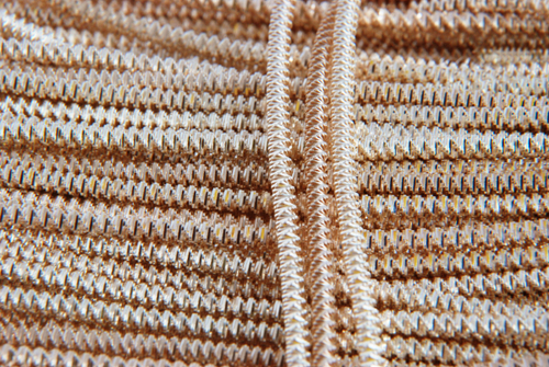 Трунцал "зигзаг"  золото світле  2,6 мм