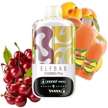 Elf Bar Combo Pro 30000 - Cherry / Peach Lemonade (5%)