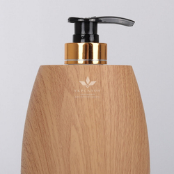 Підігрівач для масажної олії з флаконом 300 мл, світло-коричневий