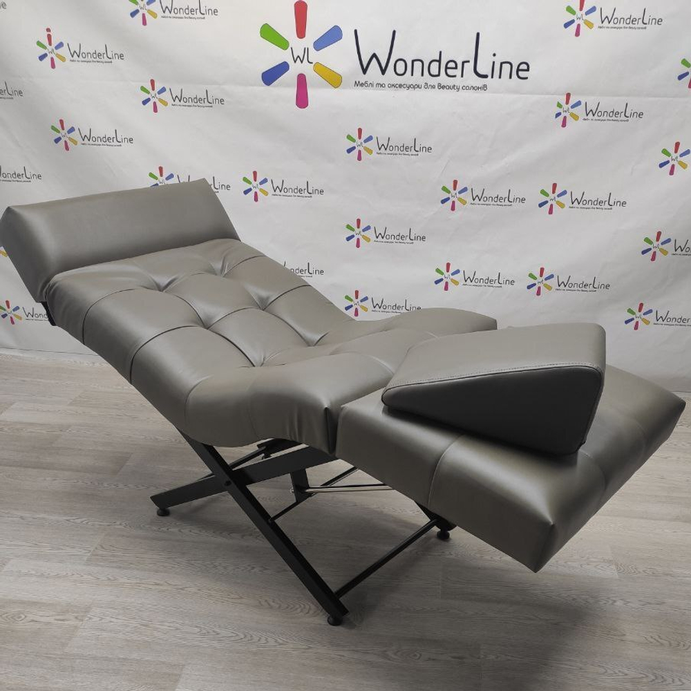 Анатомічна кушетка Tertio 2 Black для лешмейкерів та бровістів