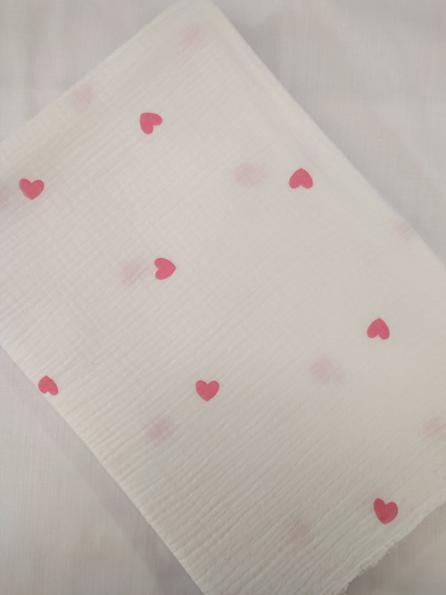 Пеленка муслиновая жатая двухслойная