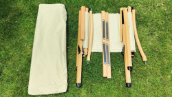 Стул складной походный белый