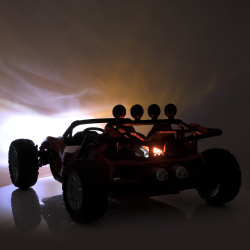 Детский двухместный электромобиль джип багги Bambi JS3168EBLR(24V)
