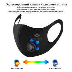 Багаторазова маска з клапаном Pitta Greend Mask