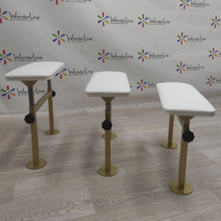 Подставка для педикюра Tertio 7 с регулировкой высоты на золотых ножках