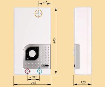 Електричний проточний водонагрівач KOSPEL Bonus KDE 24