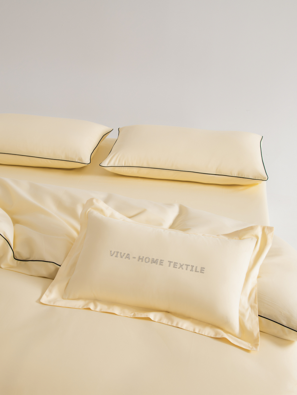 Комплект постельного белья Однотонный Сатин Элитный OCE010