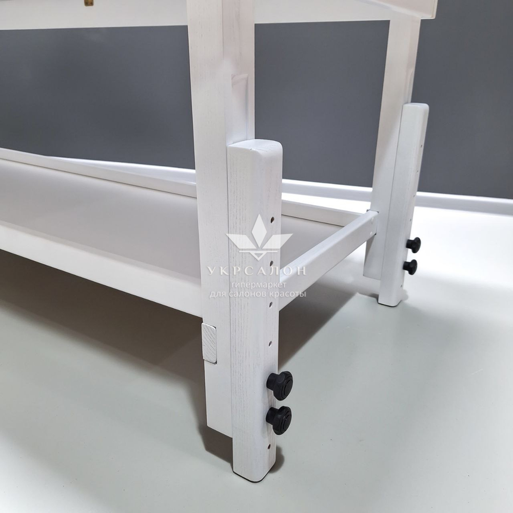 Стаціонарний масажний стіл KP-9 White