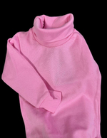 Боді-водолазка з довгим рукавом, рібана з начосом "Пупчик" (80 см)