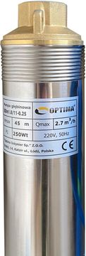 Насос Optima 3SDm1.8/11 0.25 кВт 45 м + пульт + кабель 25 м NEW (000020696)