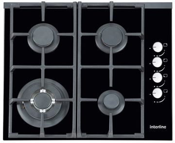 Варильна панель газова INTERLINE TQ 6440 BK/H2