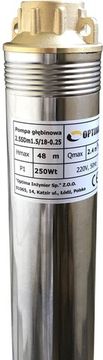 Насос свердловинний Optima 2.5SDm1.5/18 0.25 кВт 48 м + пульт + кабель 15 м (000015543)