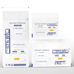 Набір білих крафт-пакетів 75*150 мм ProSteril (100 шт)
