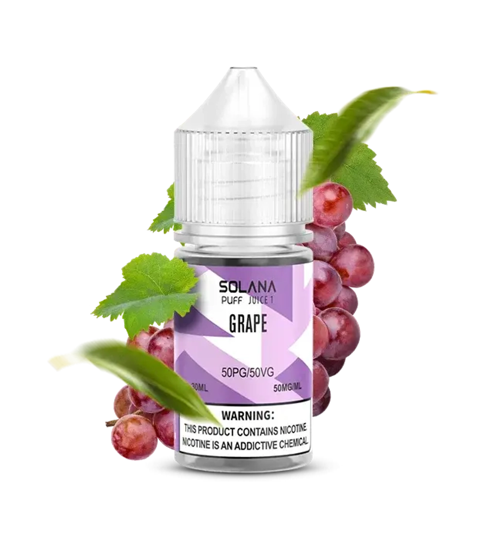 Солевая Жидкость Solana Grape (Солана Виноград) 30ml 50mg