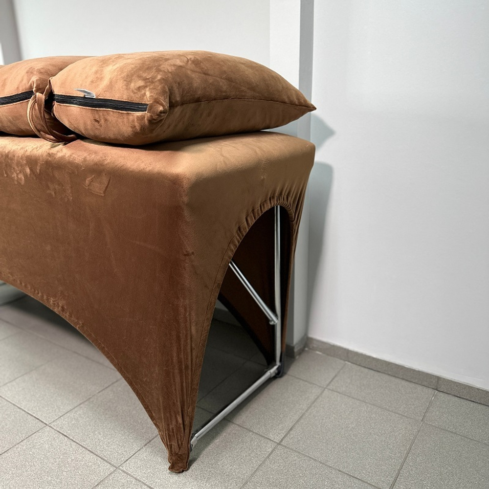 Захисний чохол на кушетку до ніжок плюш-велюр