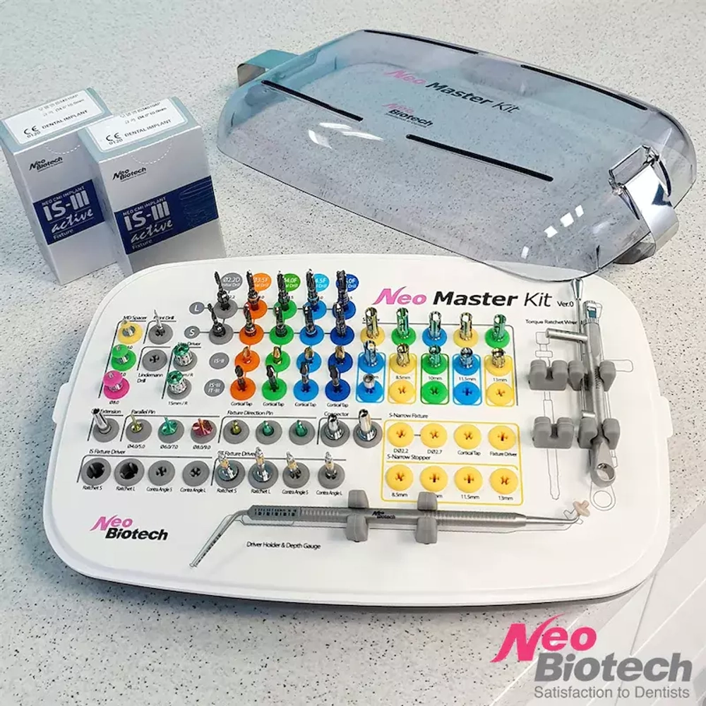 Набір для встановлення імплантів NeoBiotech SMI implant | NeoMasterKit