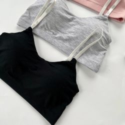 Комплект з топом в рубчик