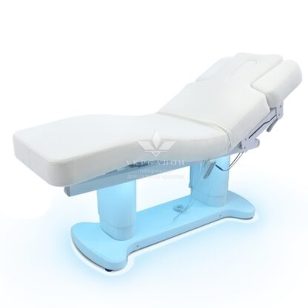 Косметологическая кушетка электрическая Z042F с подогревом и подсветкой (4 мотора)