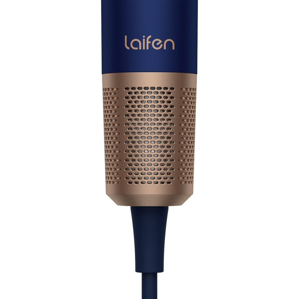 Комплект фен Laifen Swift Premium профессиональный с сумкой, 2 насадки, синий