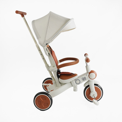 Дитячий триколісний велосипед-трансформер Best Trike BS-12 EVA складний