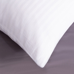 Наволочки Страйп Сатин Однотонный Отель белый 100% Хлопок 1x1 N1CTH03657