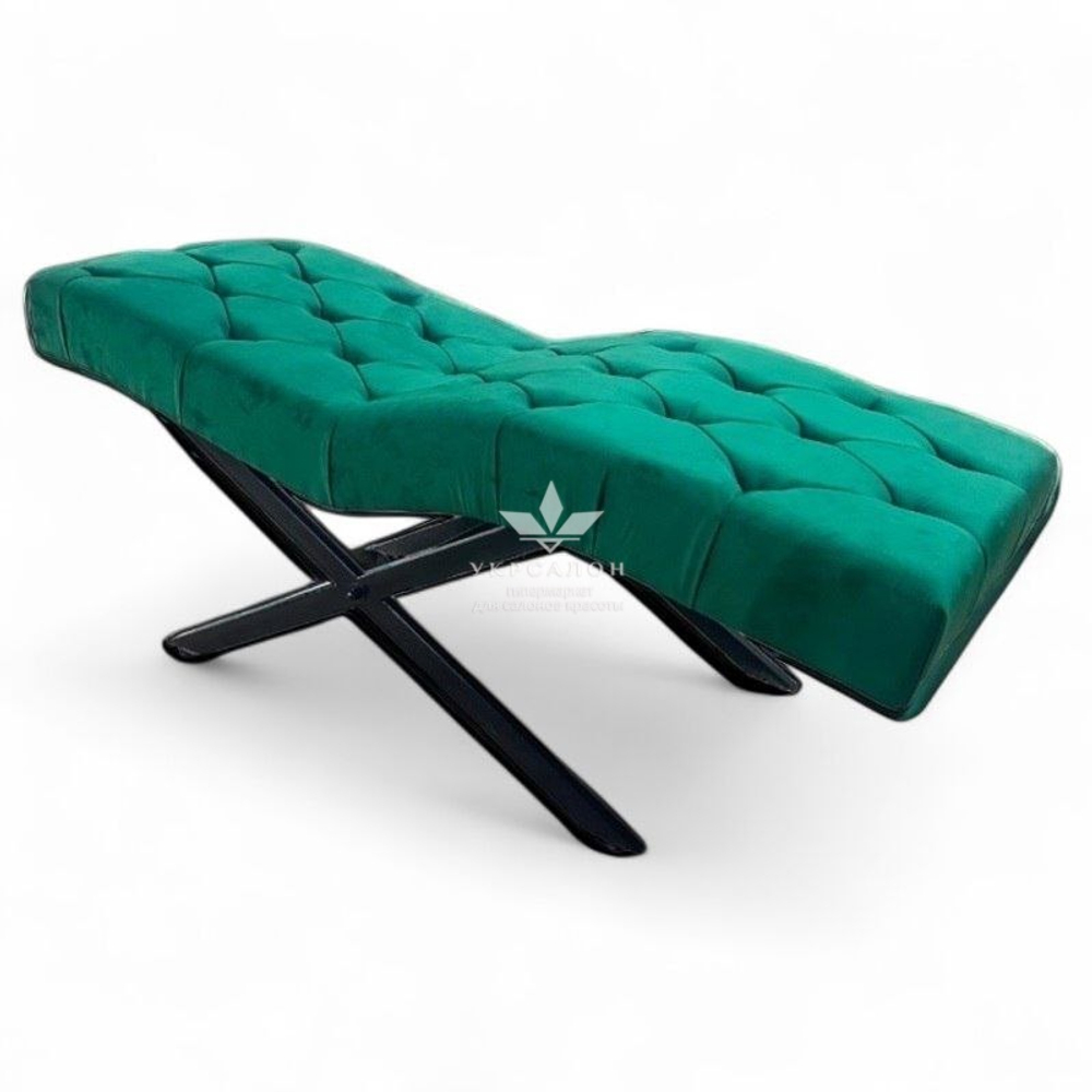 Анатомическая кушетка Mark 444-06 с пуговицами для лашмейкеров и бровистов